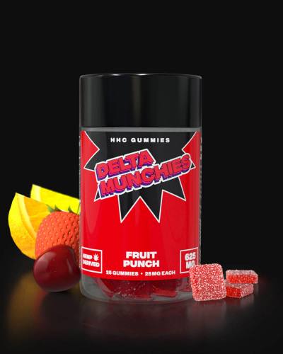 1000mg HHC Gummies Fruit Punch (40 Stück) Delta Munchies