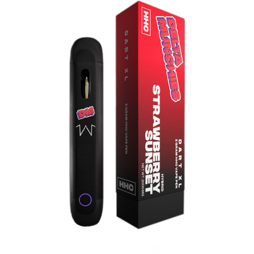 2000mg Delta Munchies Strawberry Sunset 2ml HHC Vape Dart XL