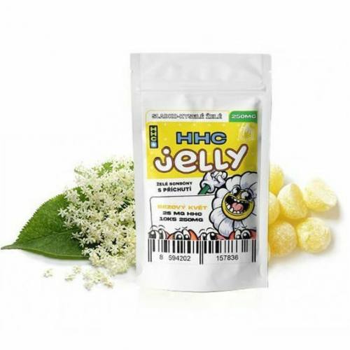 250mg HHC Geleebonbon Holunderblüte