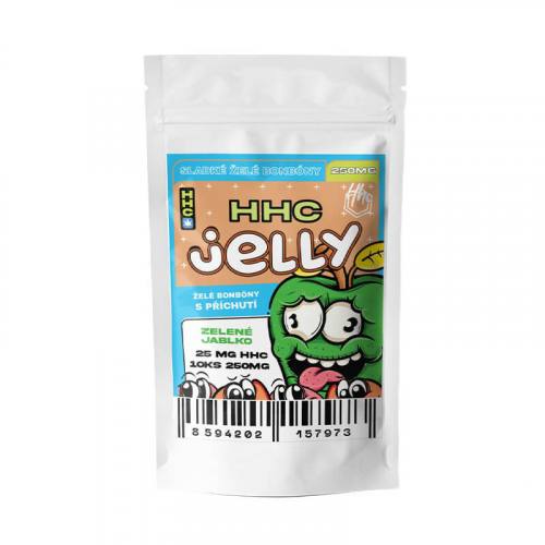 250mg HHC Gelee Fruchtgummis Grüner Apfel