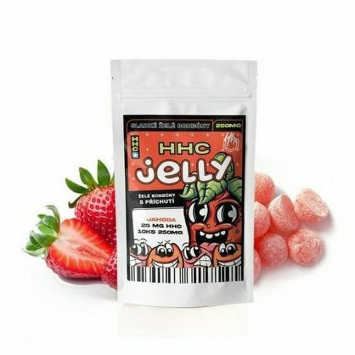 250mg  HHC Geleebonbon Erdbeere