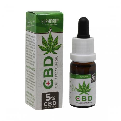 5% CBD Öl 500mg Euphoria  10ml Vollspektrum