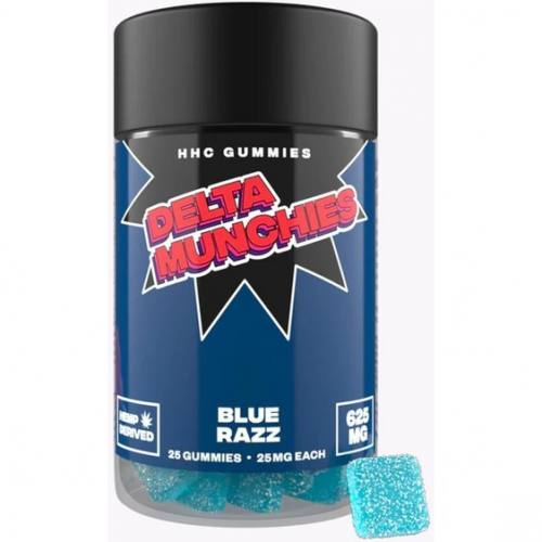 625mg HHC Blue Razz Gummies (25 Stück) Delta Munchies