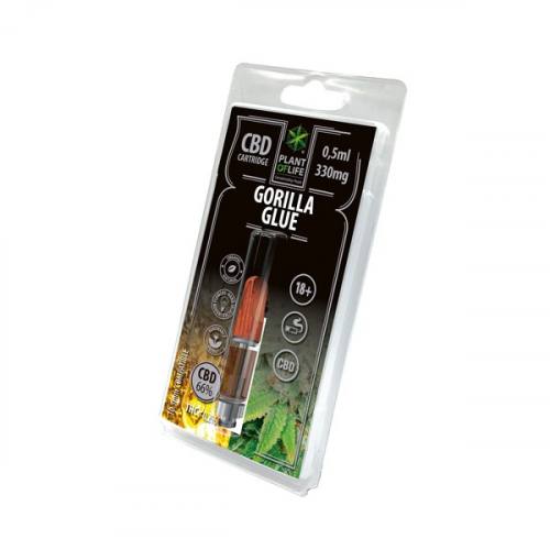 66% CBD WAX Gorilla Glue 10,5mm E-Zigarettenpatrone 0,5ml