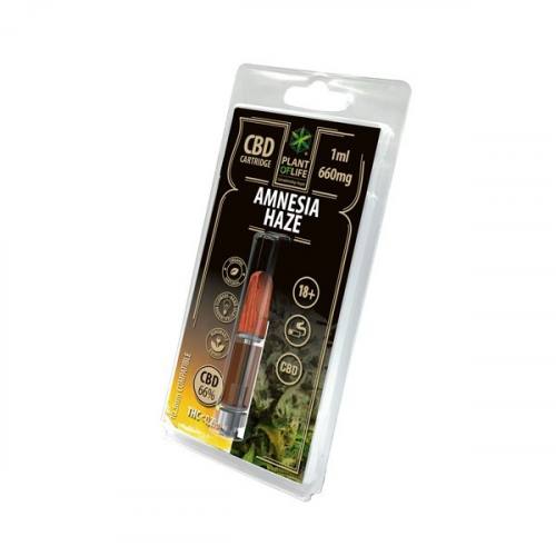 66% CBD WAX Amnesia Haze 10,5mm E-Zigarettenpatrone 1ml