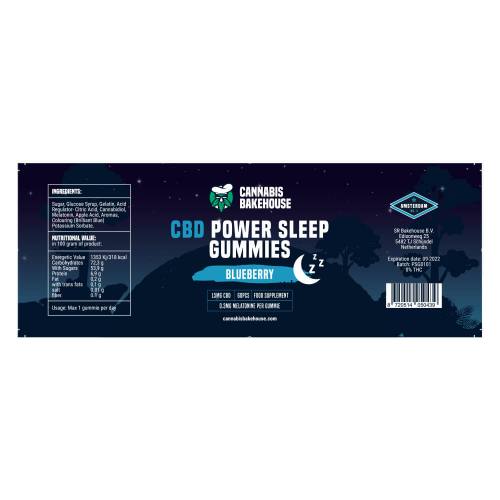 900mg CBD Power Schlafgummis + Melatonin