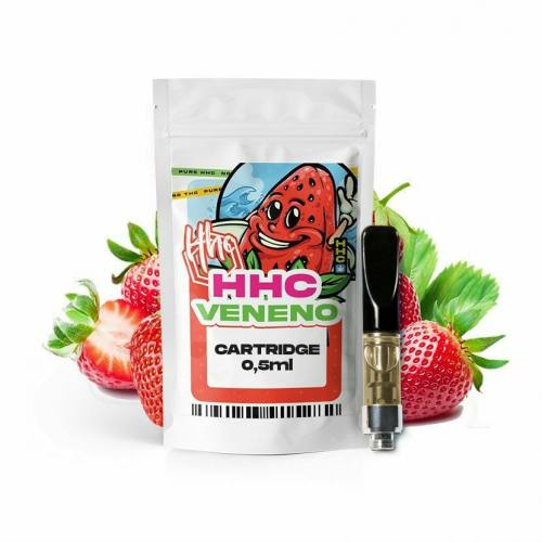 94% HHC Kartusche 0,5ml Veneno ( Erdbeere )