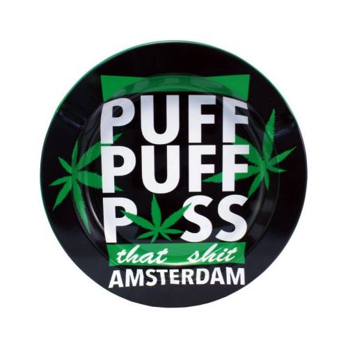 Aschenbecher AMSTERDAM PUFF PUFF PASS 13cm