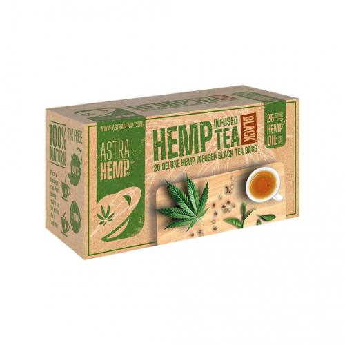 Astrahemp Black Tea 25 mg Hanföl