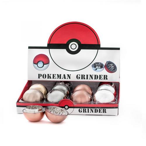 BALL SHAPED GRINDER 53MM   GOLD/SILBER/BRONZE/Farbig Pokemon