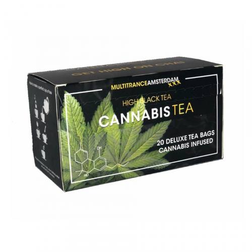 Cannabis Hanf Tee Black von kaufen Multitrance Schwarzer Tee