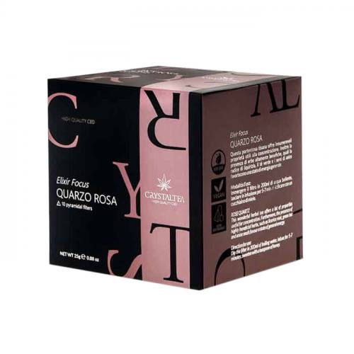CBD Focus Kräutertee - Rosenquarz