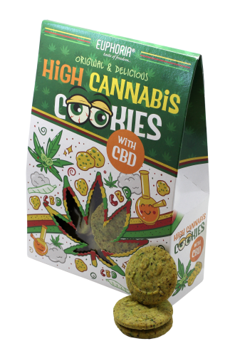 Euphoria High Cannabis Cookies mit Cannabis Sativa L.