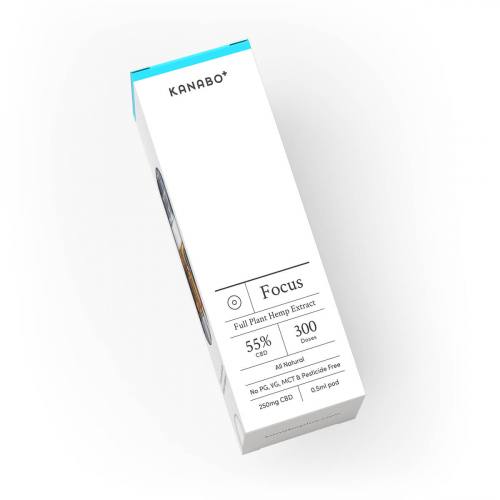 Kanabo Focus 55% CBD 0.5ml Inhalationspatrone