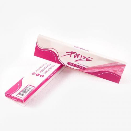 PURIZE - KING SIZE SLIM PINK ROLLING PAPERS