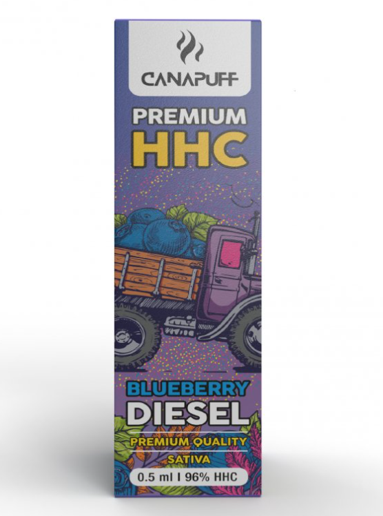 BLUEBERRY HAZE 96% HHC - CanaPuff - ONE USE - 1ml 