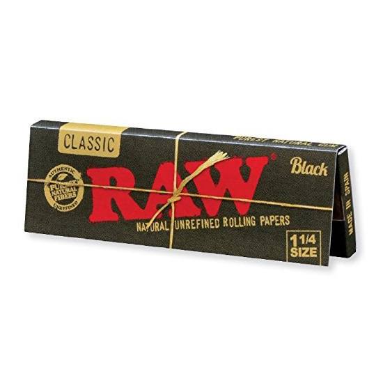 RAW Classic Papers Gold Black 1 1/4