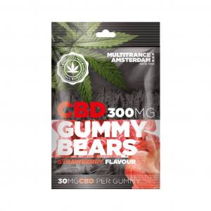 300mg CBD-Gummibärchen mit Erdbe...