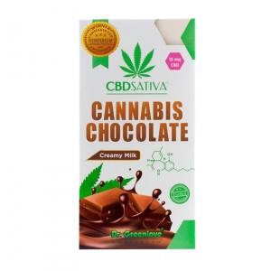CBD Cannabis-Vollmilchschokolade...