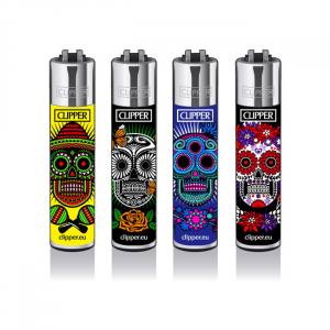 Clipper Large MEXICAN SKULLS