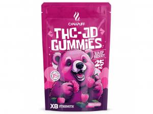 25mg THC-JD Gummies Raspberry